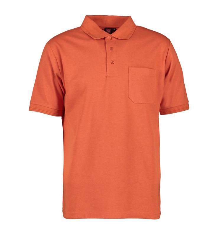 Męska koszulka polo PRO WEAR kieszonka 0320-Coral