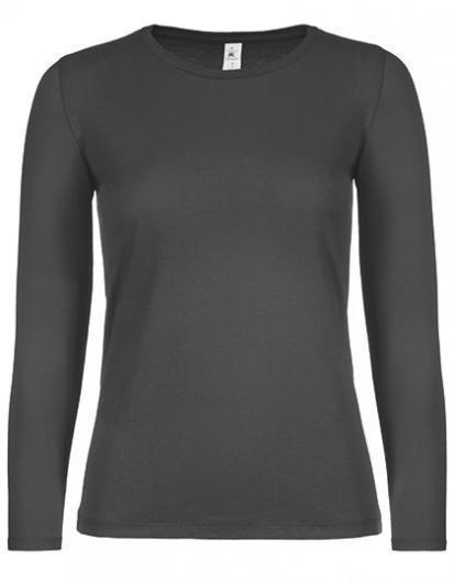 B&C Women´s T-Shirt #E150 Long Sleeve– Bear Brown