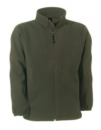 B&C Unisex Fleece WindProtek– Olive