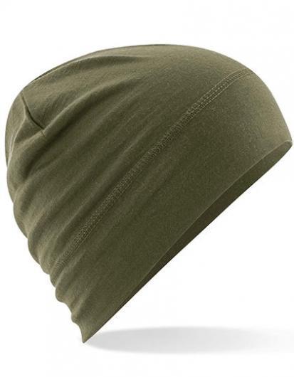 BEECHFIELD B370 Merino Beanie-Military Green