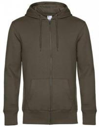 B&C KING Zipped Hood Jacket_°– Khaki