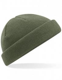 BEECHFIELD B43R Recycled Mini Fisherman Beanie-Olive Green