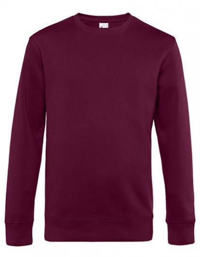 B&C KING Crew Neck Sweat_°– Dark Cherry