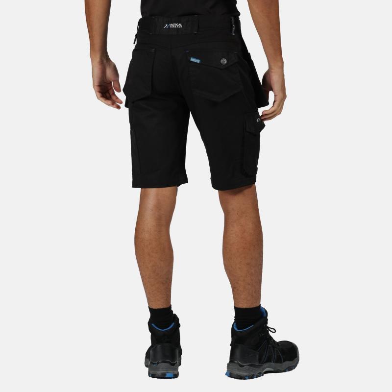 Wzmacniane szorty robocze Regatta Professional TACTICAL INCURSION SHORT-Black