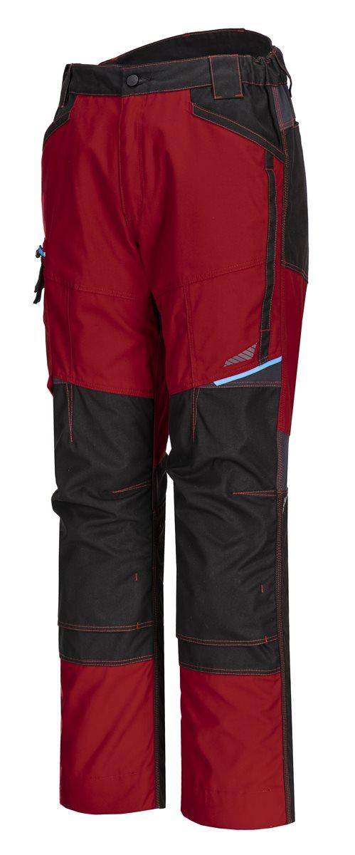 Elastyczne spodnie monterskie PORTWEST WX3 T701-Deep Red