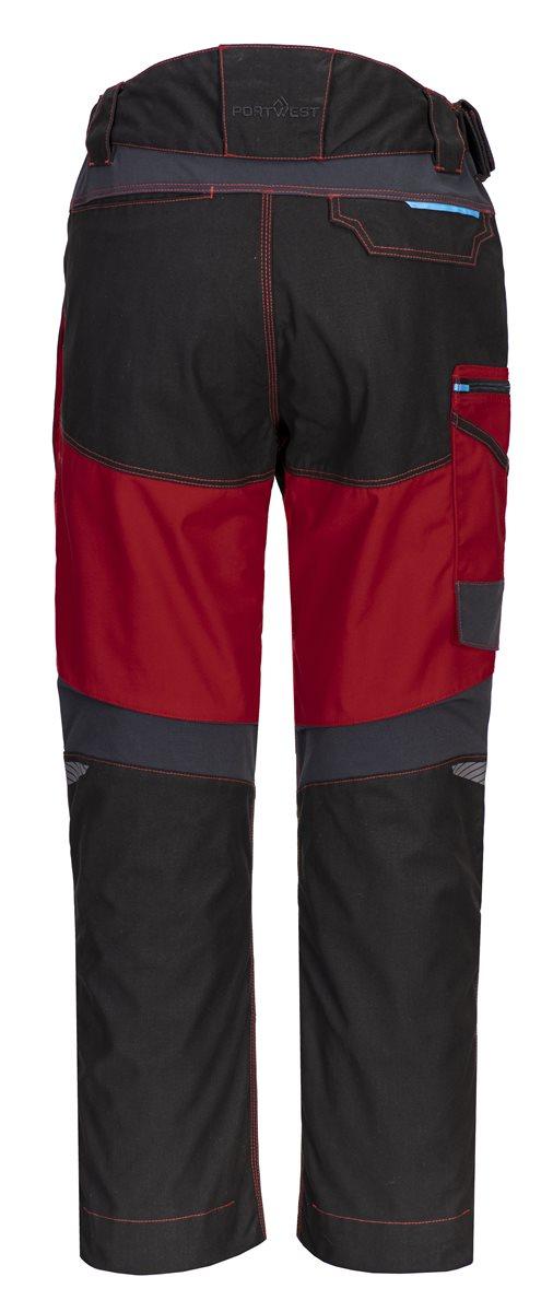 Elastyczne spodnie monterskie PORTWEST WX3 T701-Deep Red