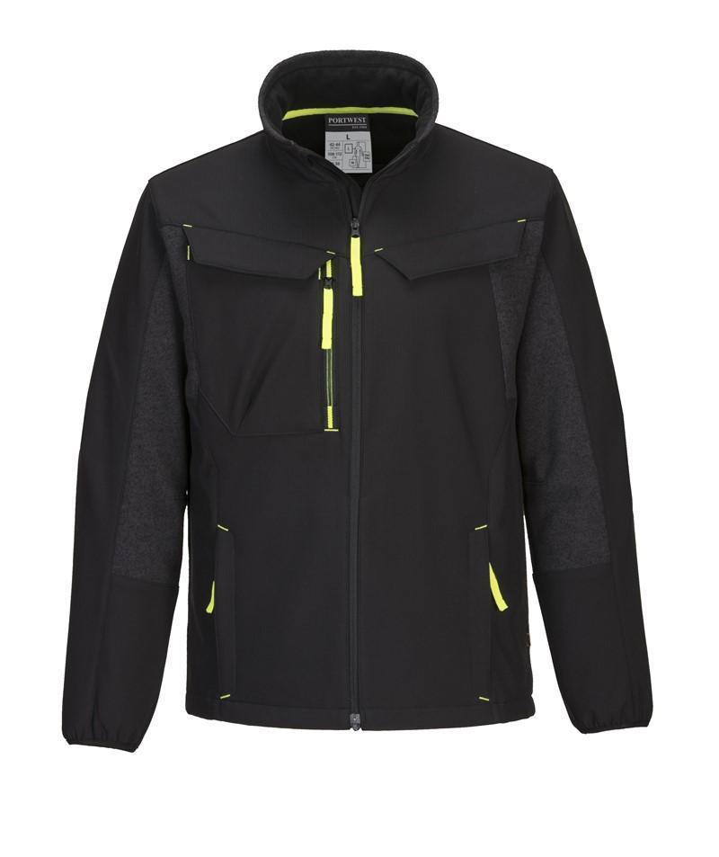 Hybrydowa kurtka robocza softshell PORTWEST WX3 Eco T753-Black