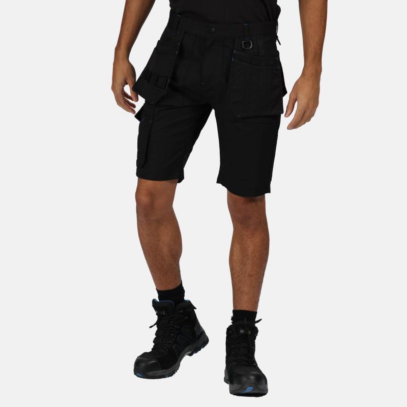 Wzmacniane szorty robocze Regatta Professional TACTICAL INCURSION SHORT-Black