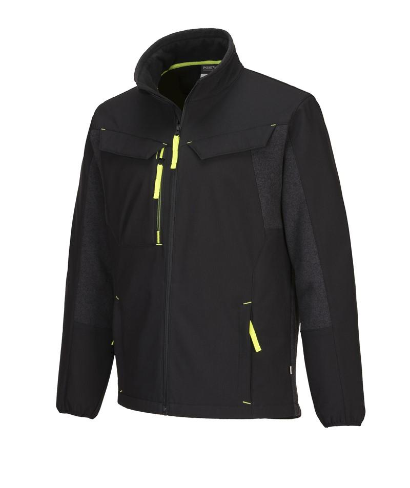 Hybrydowa kurtka robocza softshell PORTWEST WX3 Eco T753-Black